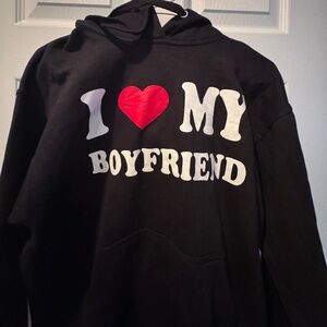 I ❤️ My Boyfriend hoodie